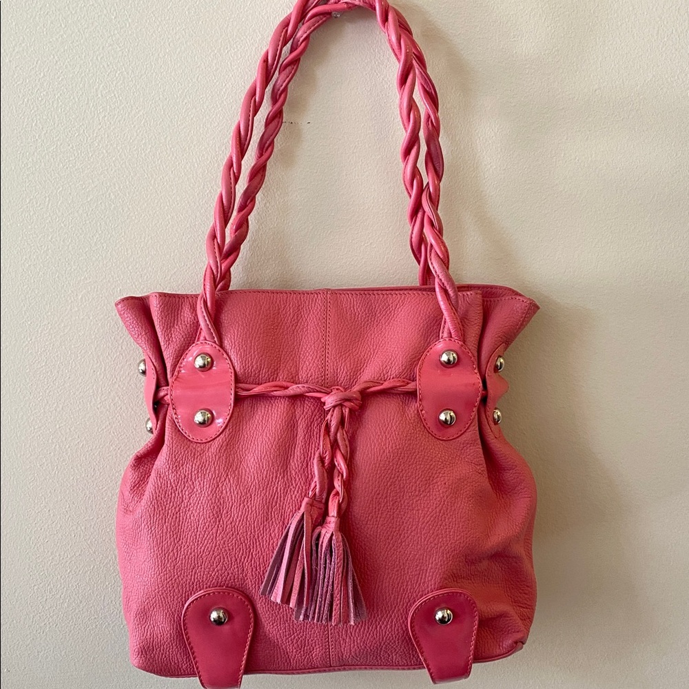 Michael Rome Designs pink leather large purse